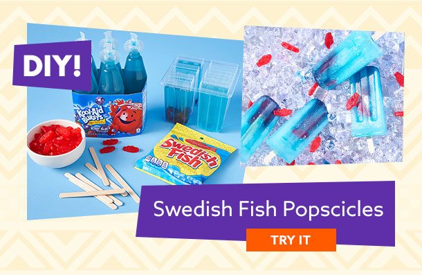 Swedish Fish Popsicle DIY