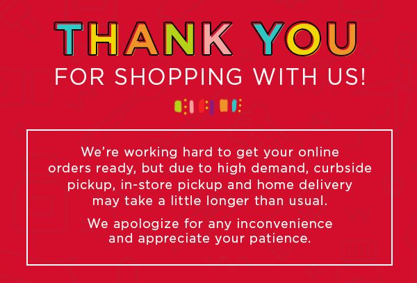 Thank you for shopping with us