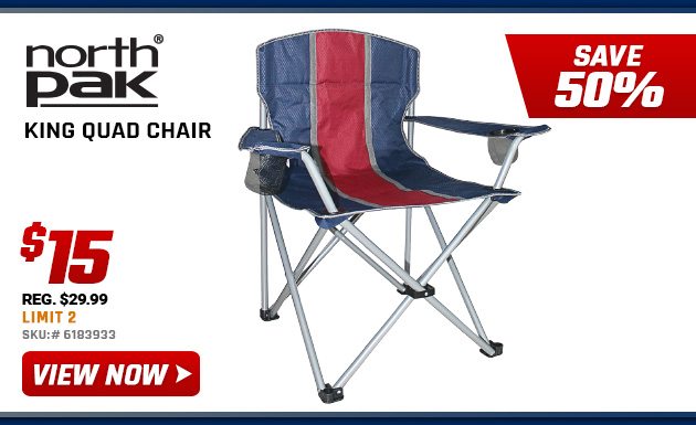 north pak king quad chair