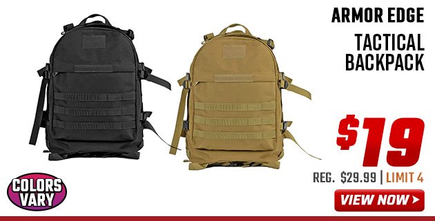 Armor Edge Tactical Backpack