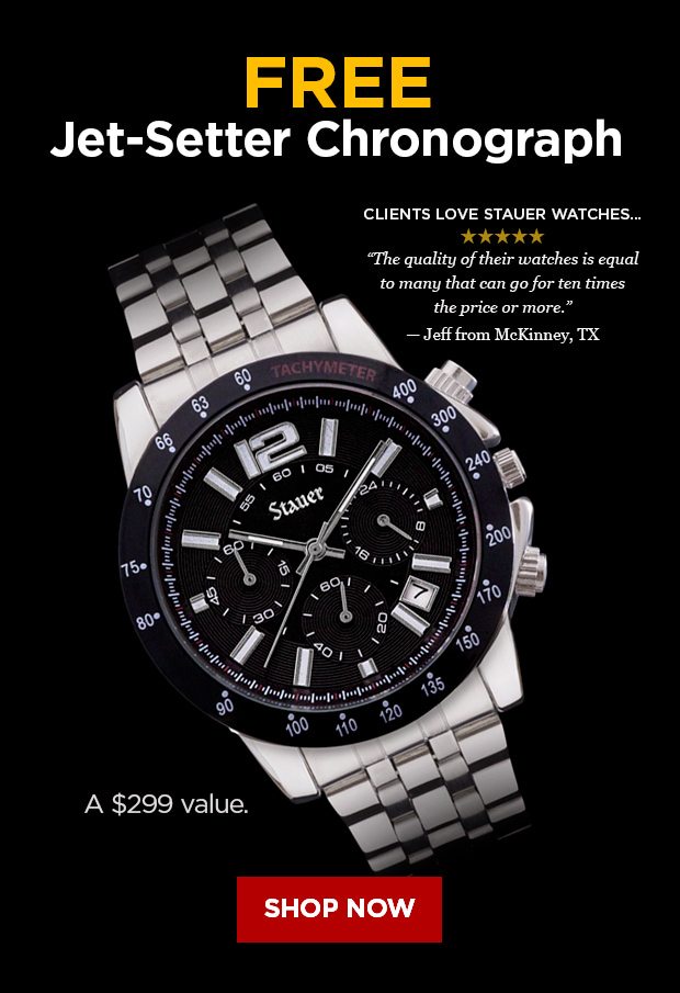 Free Jet-Setter Chronograph