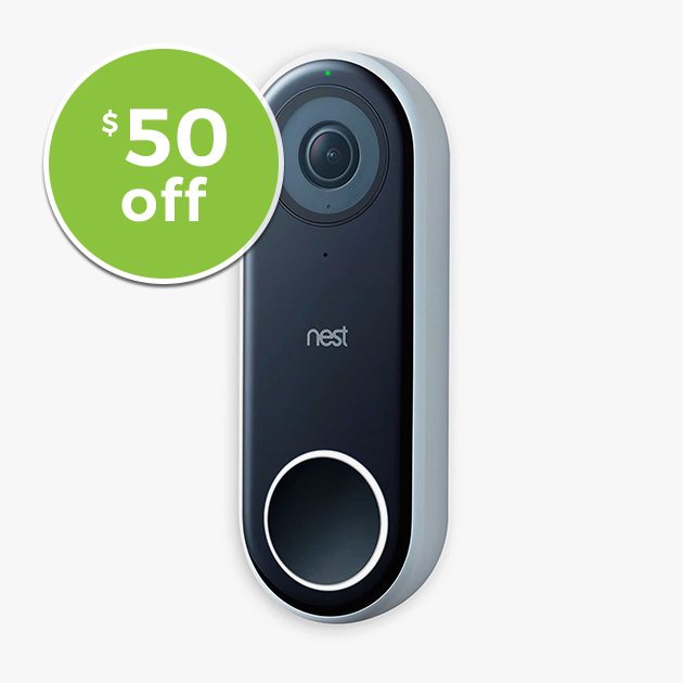 $50 Off Nest Hello Video Doorbell