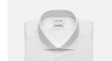 Calvin Klein Infitie Non-Iron White Slim Fit Dress Shirt