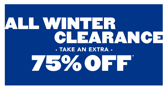 All Winter Clearance Extra 75% Off