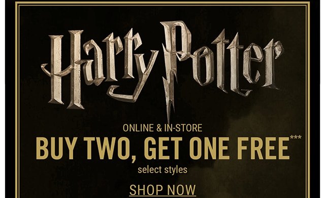 Harry Potter Buy Two Get One Free