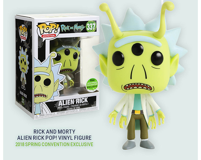 Rick and Morty Alien Rick Pop