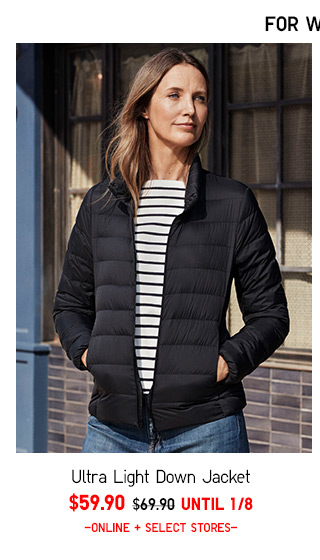 Ultra Light Down Jacket - NOW $59.90 - SHOP NOW