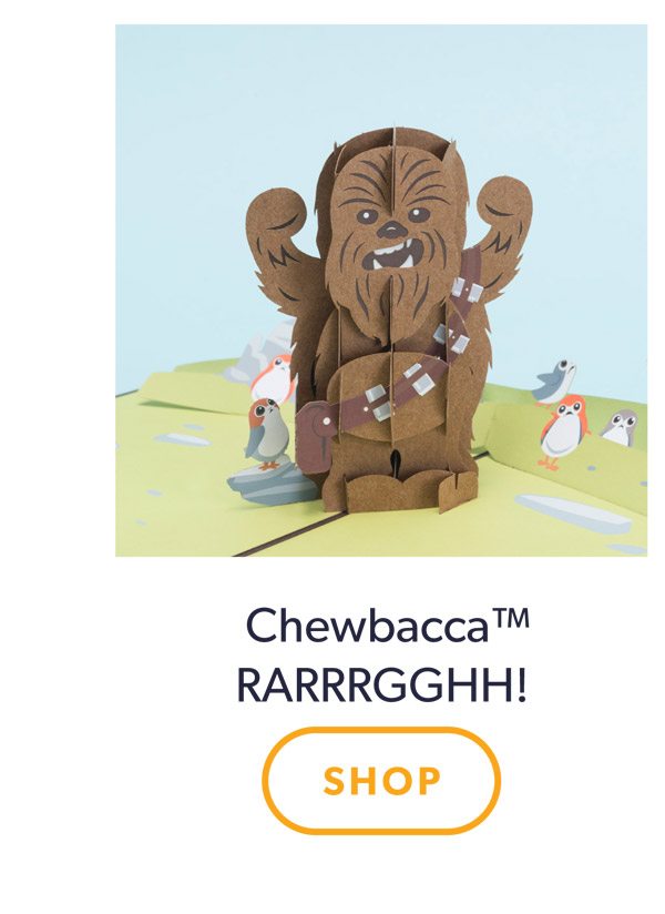 Shop Chewbacca RARRRGGHH!