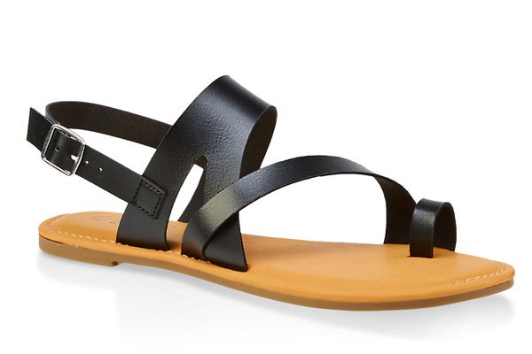 Asymmetrical Toe Ring Sandals