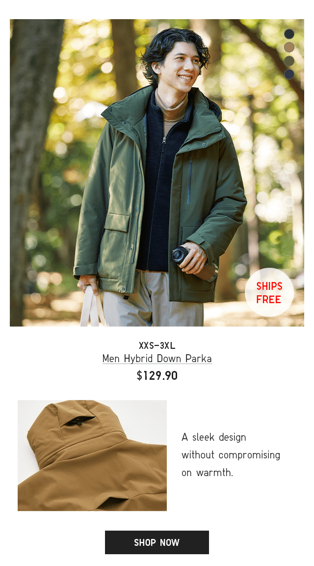 PDP2 - MEN HYBRID DOWN PARKA