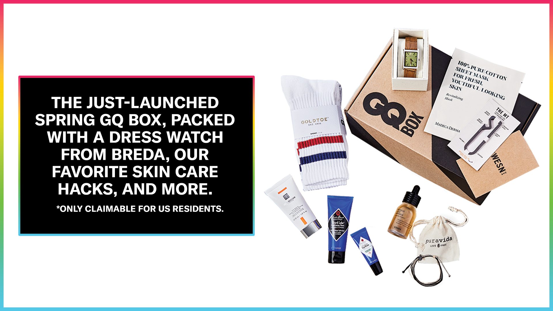 The Spring edition of the GQ Box