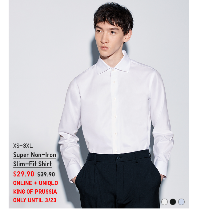 PDP5 - MEN SUPER NON-IRON SLIM-FIT SHIRT