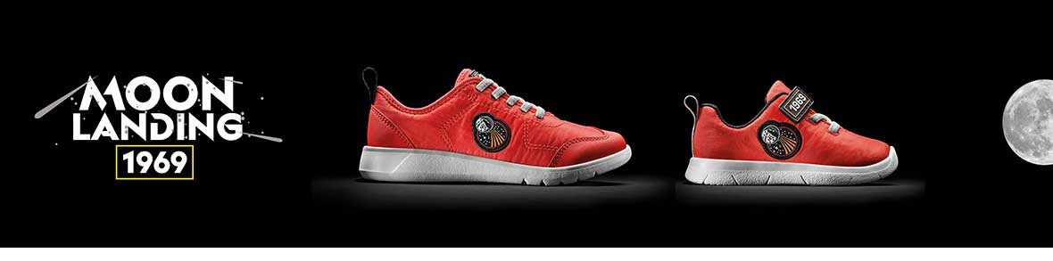Ath Geo and Scape Sonar orange shoes