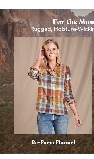 For the Mountain Goats: Re-Form Flannel Shirt