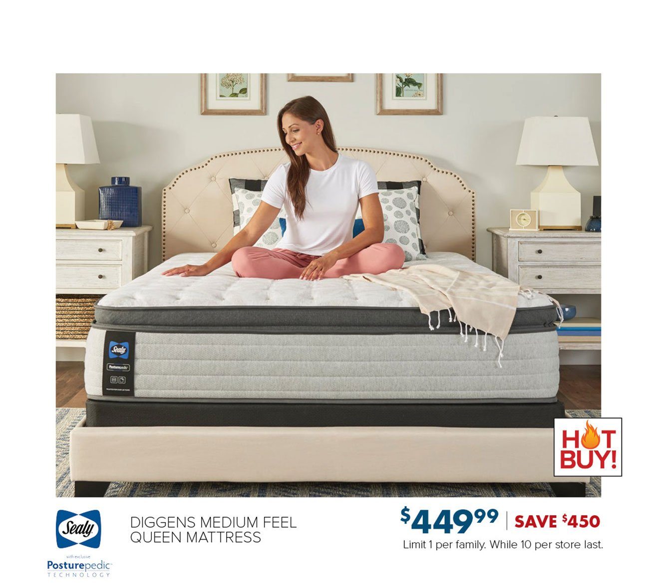 Sealy-diggins-queen-mattress