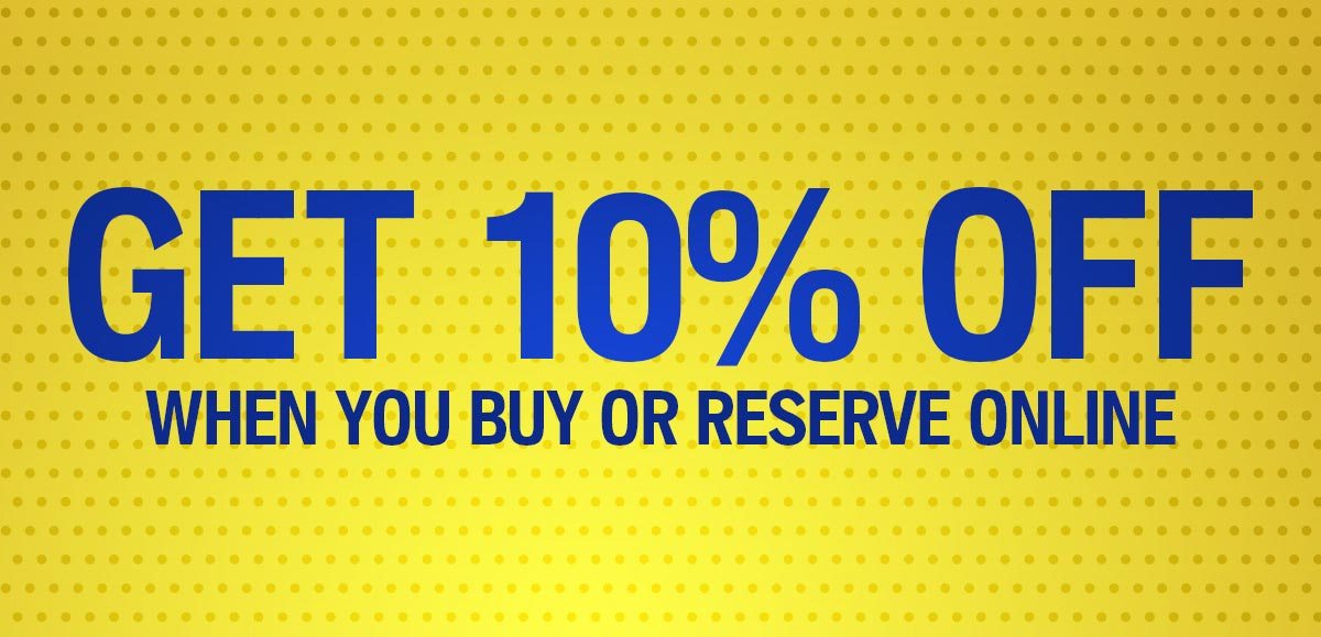 Get an additional 10% off just because we like you.