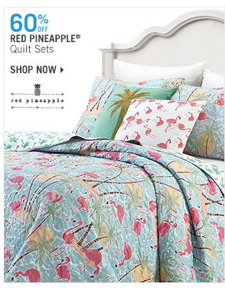 Shop 60% Off Red Pineapple Quilt Sets