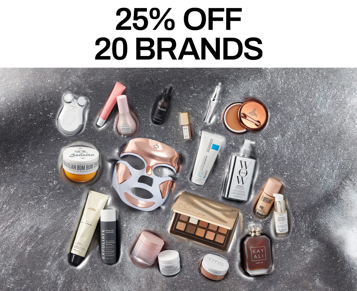 25% OFF 20 BRANDS