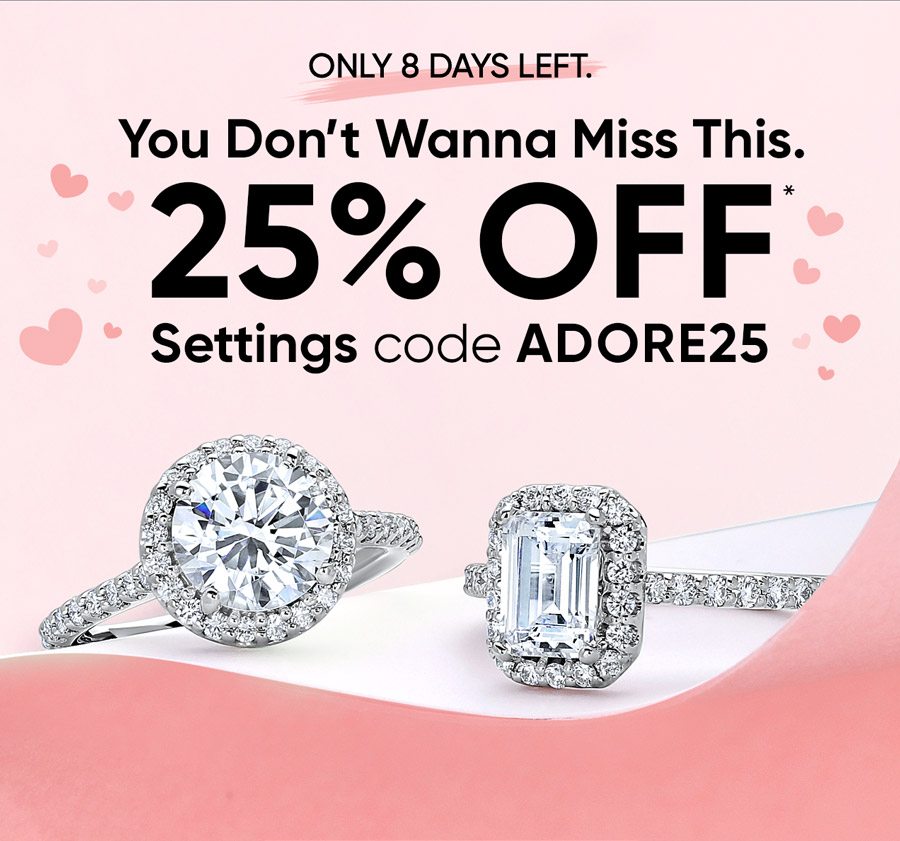 8 Days Remaining 💍 - Ritani Email Archive