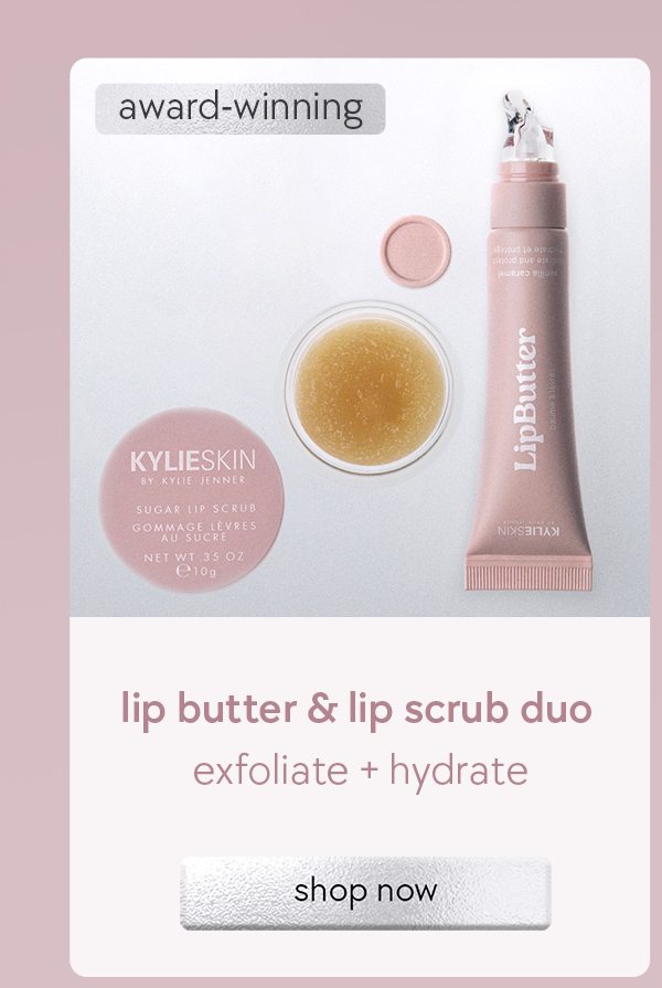 shop lip butter & lip scrub duo