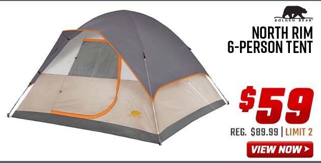 Golden Bear North Rim 6-Person Tent