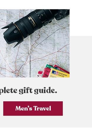 Scope our complete travel gift guide for Men