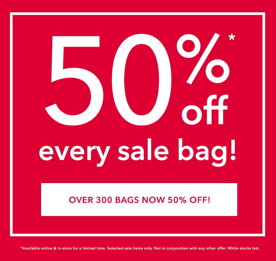 50% off Sale Bags!