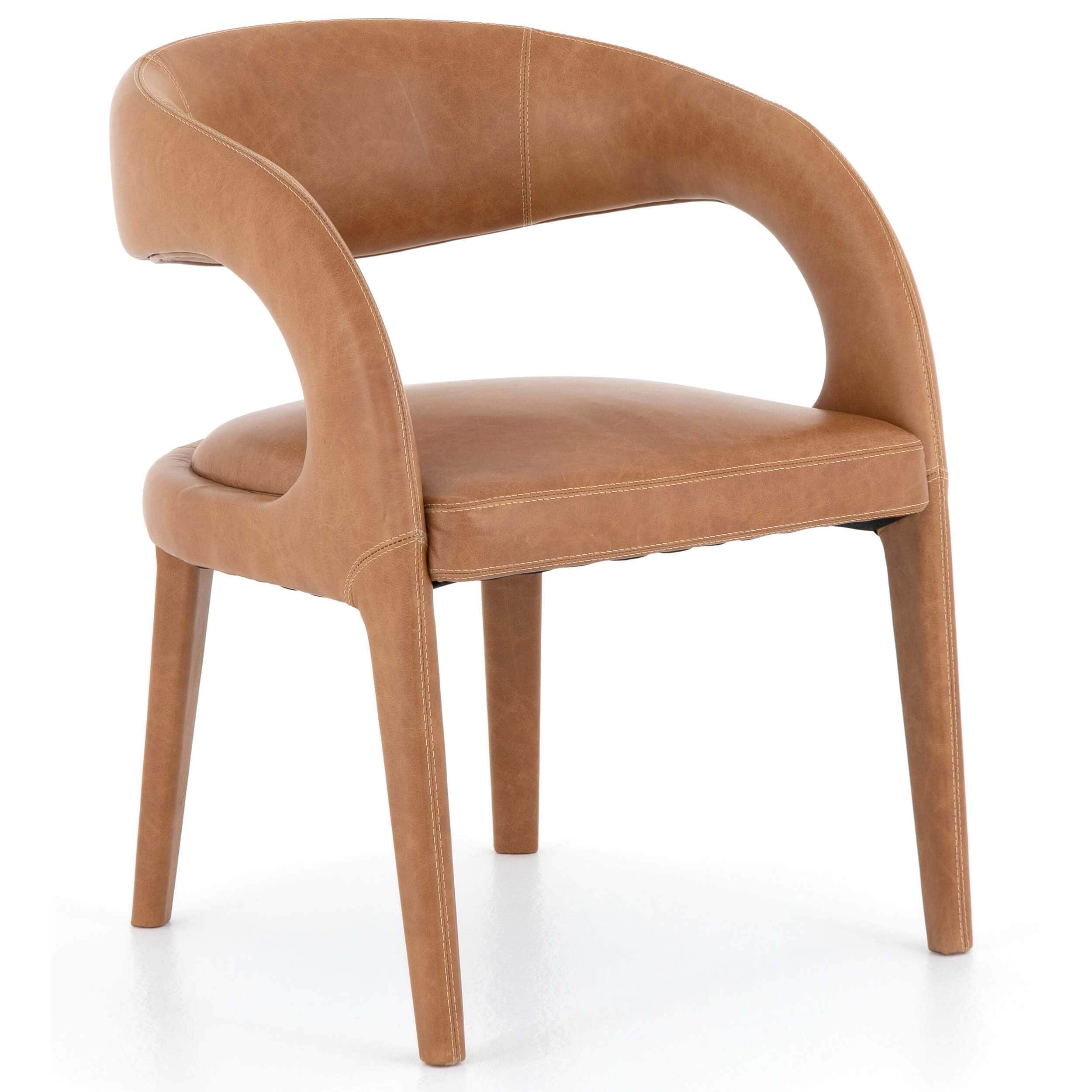 Image of Hawkins Dining Chair, Butterscotch, Set of 2