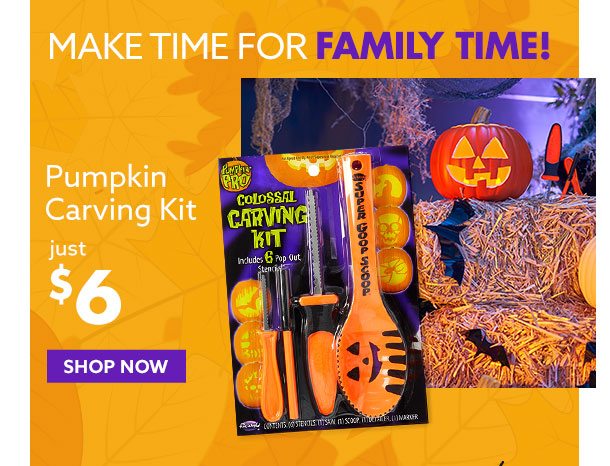 Pumpkin Carving Kit just $6