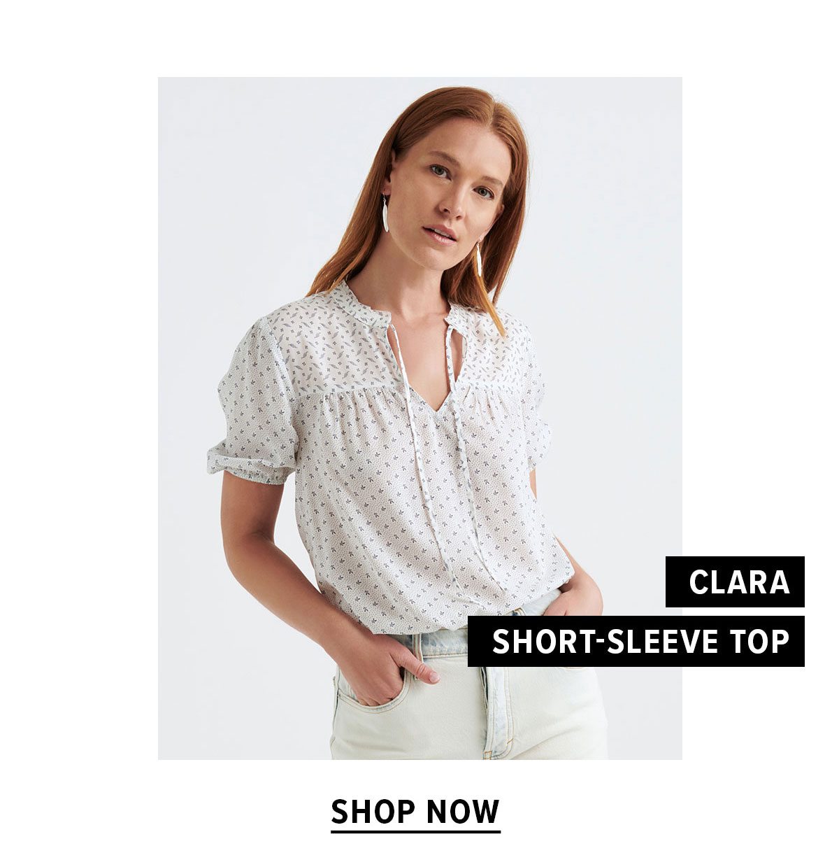Clara Short-Sleeve Top