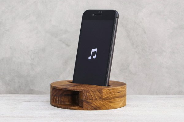 Teak Wood Phone Speaker