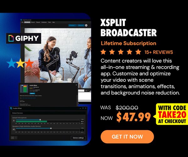 XSplit Broadcaster Lifetime Subscription