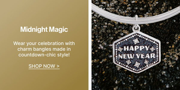 Midnight Magic | Happy New Year Glitter Bangle |SHOP NOW