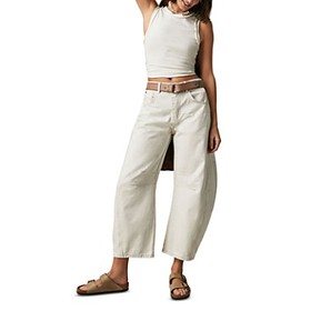 Free People We The Free Good Luck Mid Rise Barrel Jeans