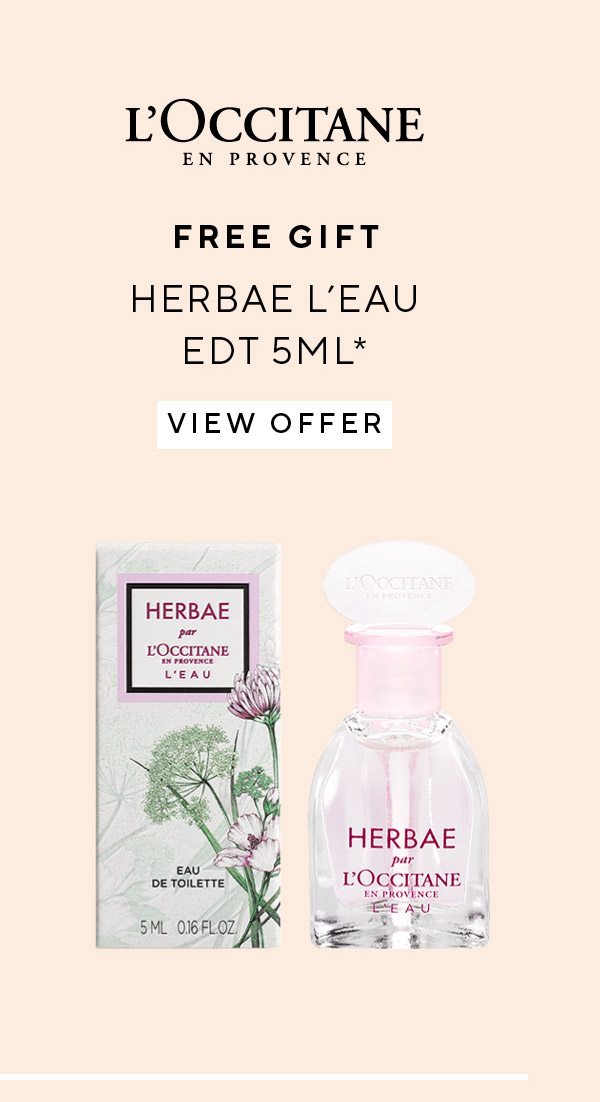L'Occitane FREE GIFT