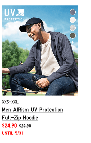 PDP6 - MEN AIRISM UV PROTECTION FULL-ZIP HOODIE