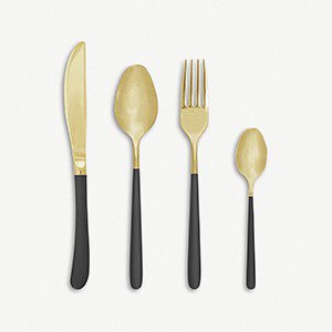 BLOOMINGVILLE - Stainless steel cutlery set