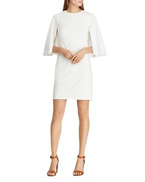 Lauren Ralph Lauren Cape Overlay Dress