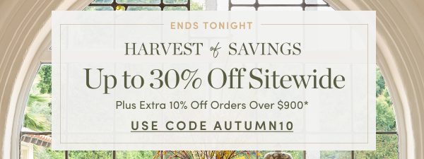 Up to 30 Percent Off Sitewide