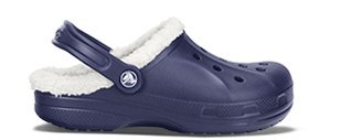 Navy Ralen Fuzz Lined Clog