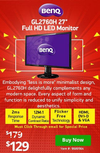 BenQ 27" Class 1080p LED Monitor  | 9989564 | Shop Now
