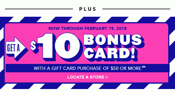 Post-Holiday Bonus Event Gift Card 