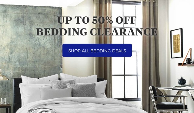 UP TO 50% OFF BEDDING CLEARANCE | Shop all bedding deals