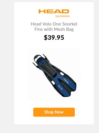Head Volo One Snorkel Fins with Mesh Bag