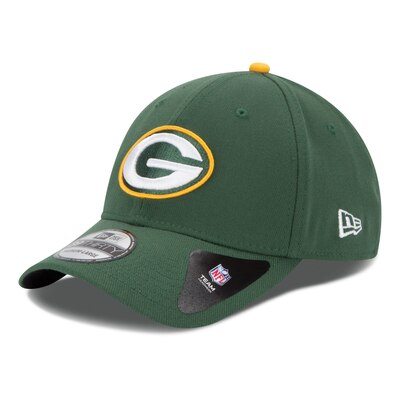 New Era Green Bay Packers Green 39THIRTY Team Classic Flex Hat
