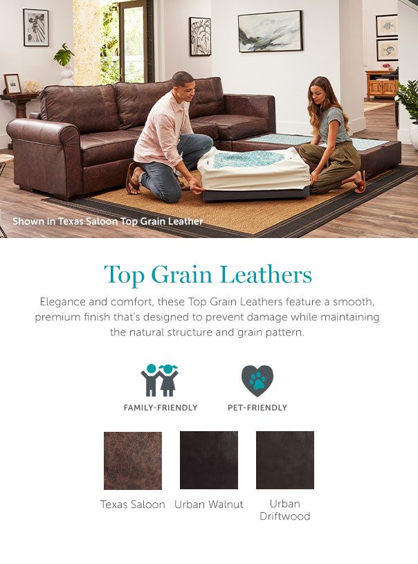 Top Grain Leathers