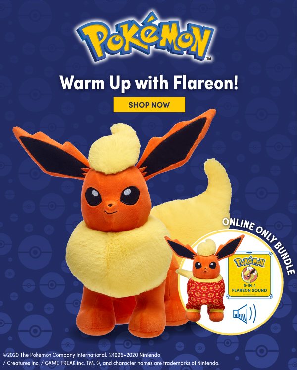 Pokemon Plushie | Pokemon Stuffed Animals | Build-A-Bear®