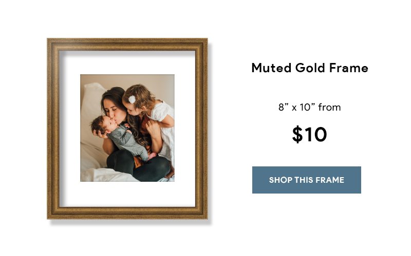 Muted Gold Frame