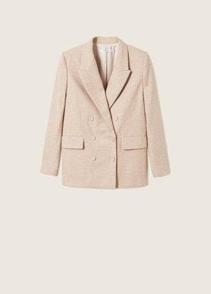Structured suit blazer