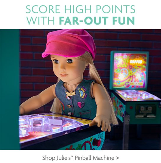 SCORE HIGH POINTS WITH FAR-OUT FUN - Shop Julie’s™ Pinball Machine